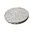 Dalle de granit gris, diam. 25cmx3cm